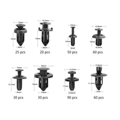 Kit demontat interior auto 4 piese, 620 clipsuri, 1 surubelnita demontare clipsuri