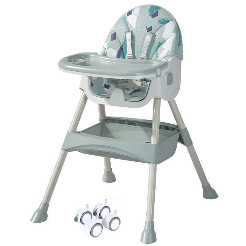 Scaun de masa verde graffiti