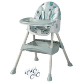 Scaun de masa verde graffiti