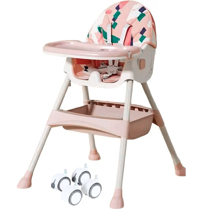 Scaun de masa bebelusi, roz