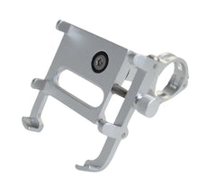 Suport telefon pentru bicicleta, motocicleta, 360°, argintiu