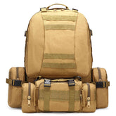 Rucsac militar cu bretele reglabile, army, khaki, poliester 600D, 45L, sistem MOLLE