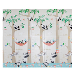 Covoras de joaca termic, animalute, 180 x 200 x 1 cm, pliabil, doua fete, protectie impotriva loviturilor