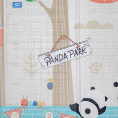 Covoras de joaca termic, animalute, 180 x 200 x 1 cm, pliabil, doua fete, protectie impotriva loviturilor