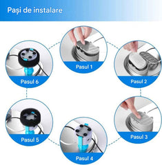 Set 4 filtre de rezerva pentru fantani de apa pentru pisici si caini, din bumbac si carbune activ