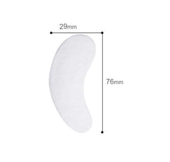 Set 50 perechi Hydrogel Eye Patch, plasturi cu gel hidratant pentru extensii gene, roz