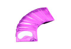 Set 50 perechi Hydrogel Eye Patch, plasturi cu gel hidratant pentru extensii gene, mov