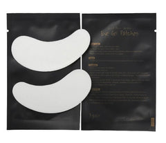 Set 50 perechi Hydrogel Eye Patch, plasturi cu gel hidratant pentru extensii gene, negru