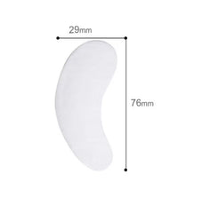 Set 50 perechi Hydrogel Eye Patch, plasturi cu gel hidratant pentru extensii gene, negru