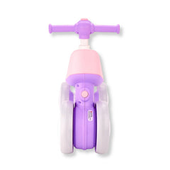 Bicicleta fara pedale cu suntele si baloane de sapun