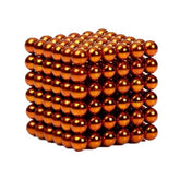 Bile magnetice antistres cub portocaliu