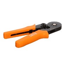 Cleste sertizare pini terminali cabluri 0,25-10mm, 4 falci, portocaliu