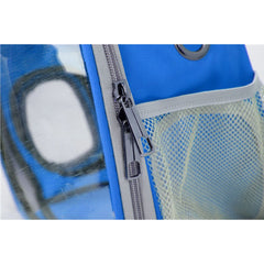 Rucsac transport animale de companie cu hublou, 42 x 31 x 29 cm, albastru