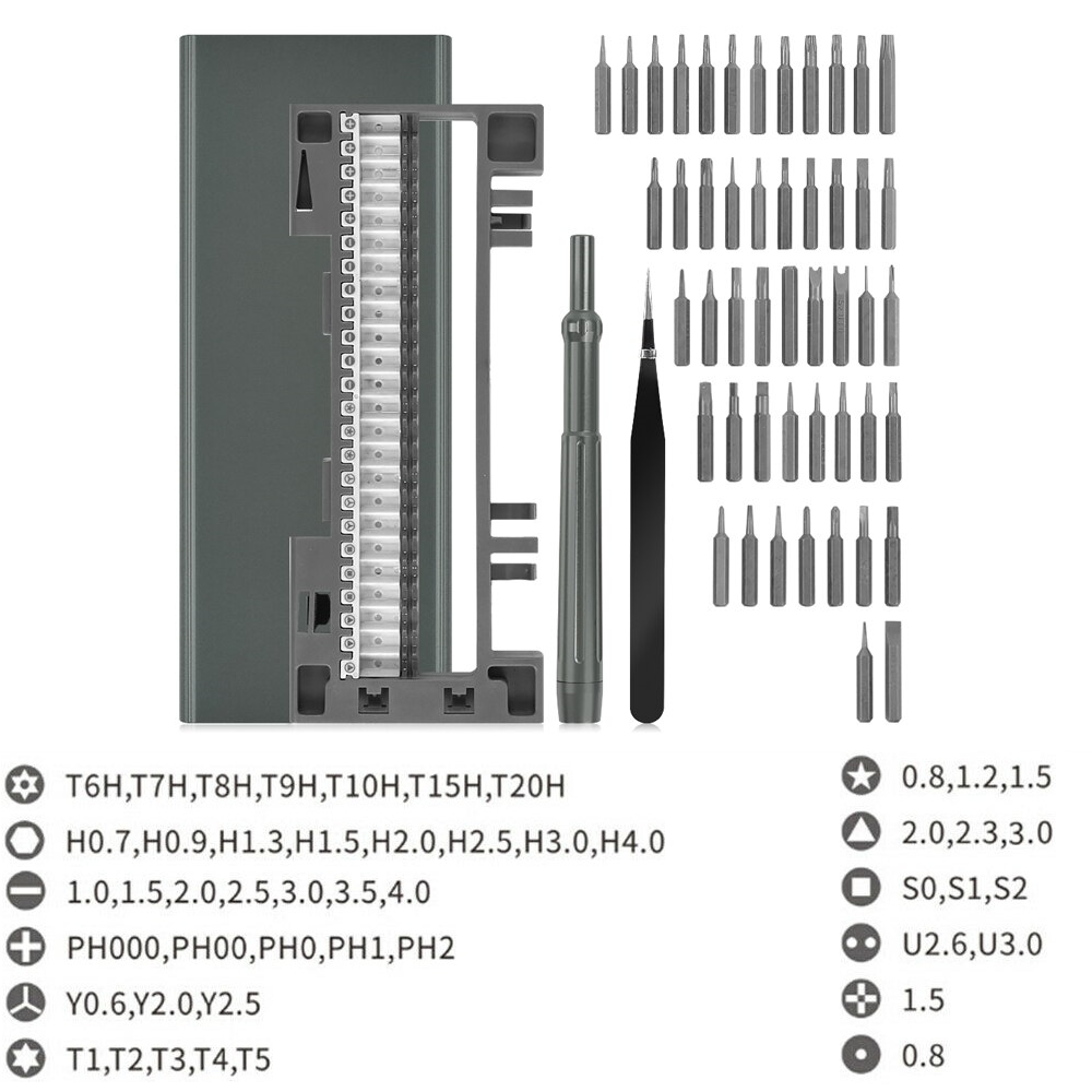 Set Trusa Surubelnite de Precizie 50 in 1 pentru Macbook, iMac, iPhone, electronice