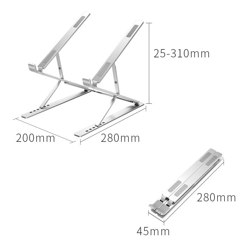 Stand laptop 10-15.6" N8 argintiu - Daro Online