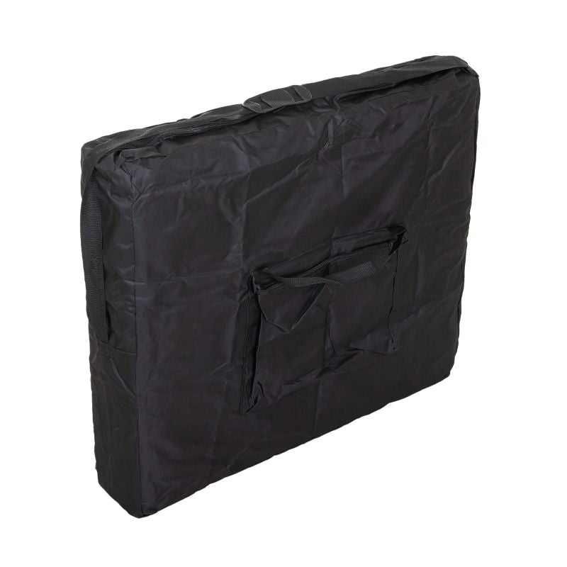 Masa pliabila de masaj cu reglaj pentru inaltime,doua sectiuni, pat cosmetica, piele ecologica neagra, latime 60cm