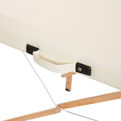 Masa Masaj Pliabila Compacta 70 cm Bej | Pat Cosmetica - imagine 4