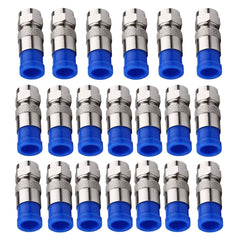Set cleste compresie mufa F cablu coaxial RG59 RG6 mufe F - TL-H518A, Stripper dezizolat cablu si 20 mufe F, DARO®