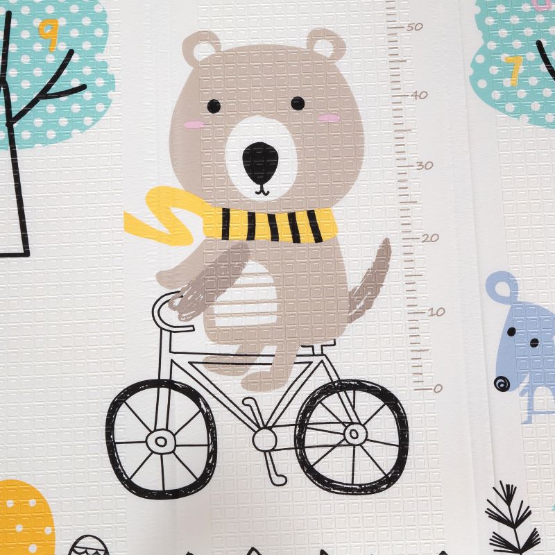 Covoras Joaca Termic Ursuleti pe Bicicleta 200 x 180 cm - imagine 5