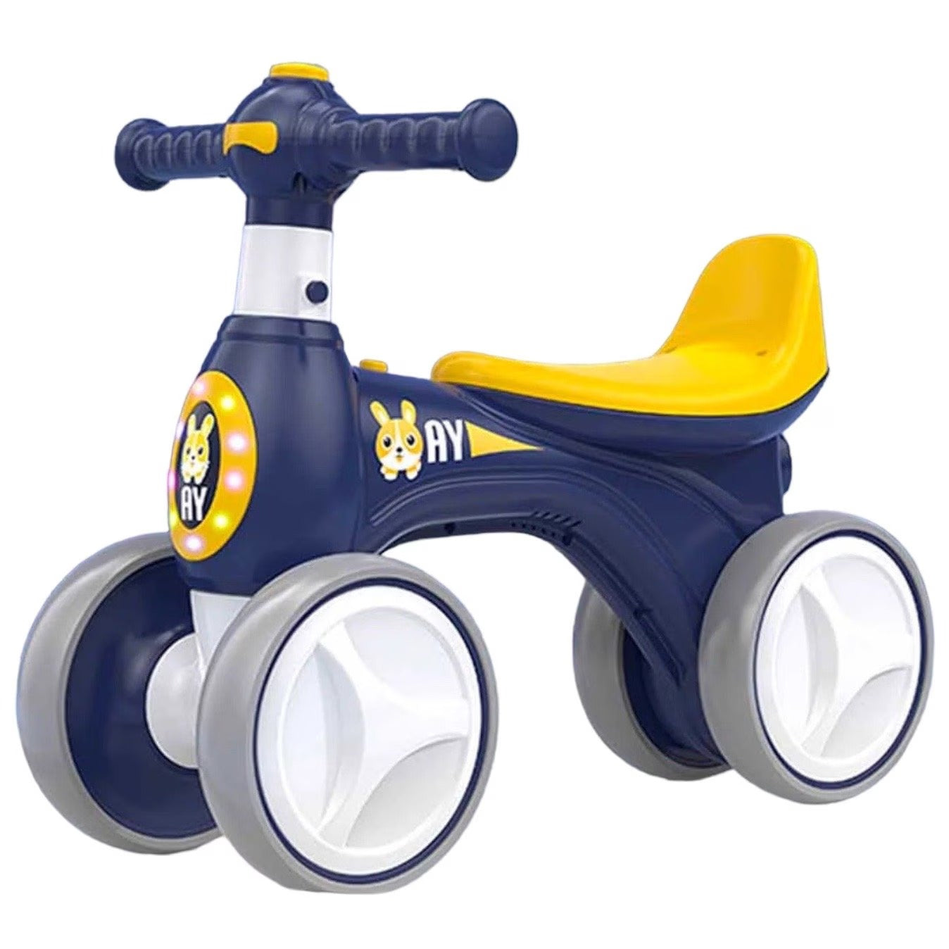 Bicicleta fara pedale cu suntele si baloane de sapun