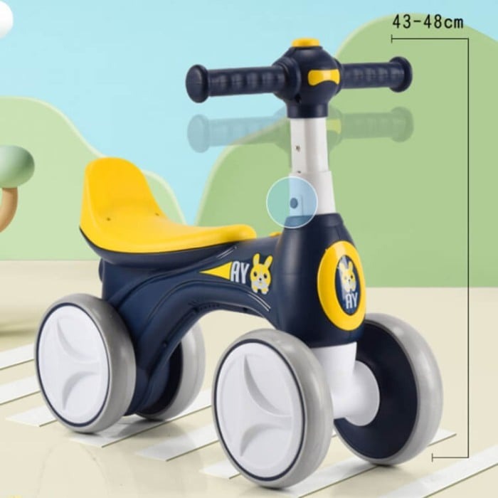 Bicicleta fara pedale cu suntele si baloane de sapun