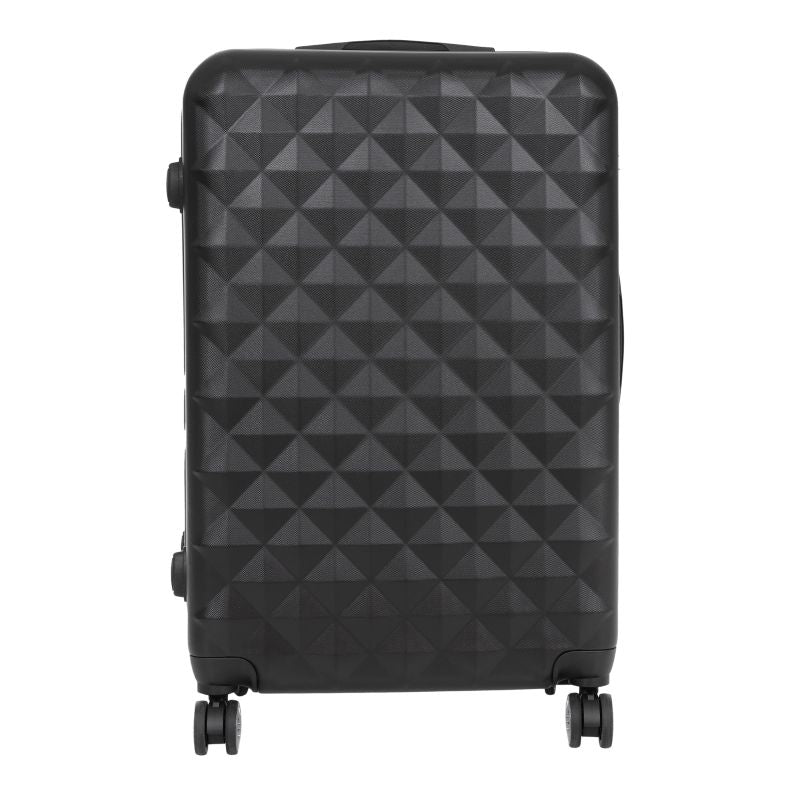 Set 3 valize de calatorie + geanta cosmetice, negru